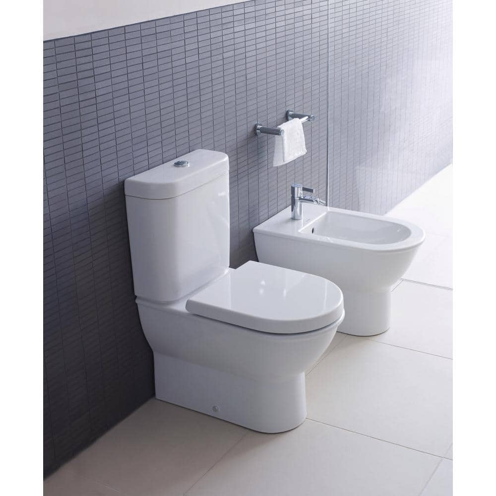 Duravit Darling New Round Floor-Mounted Bidet in White - Image 2