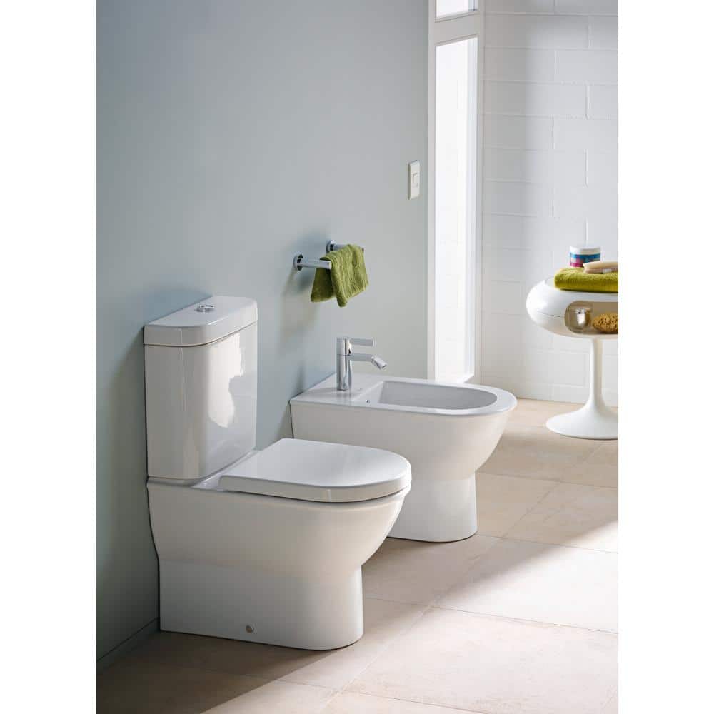 Duravit Darling New Round Floor-Mounted Bidet in White - Image 3