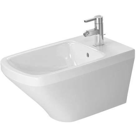 Duravit DuraStyle Round Wall-Mounted Bidet in White - Image 2