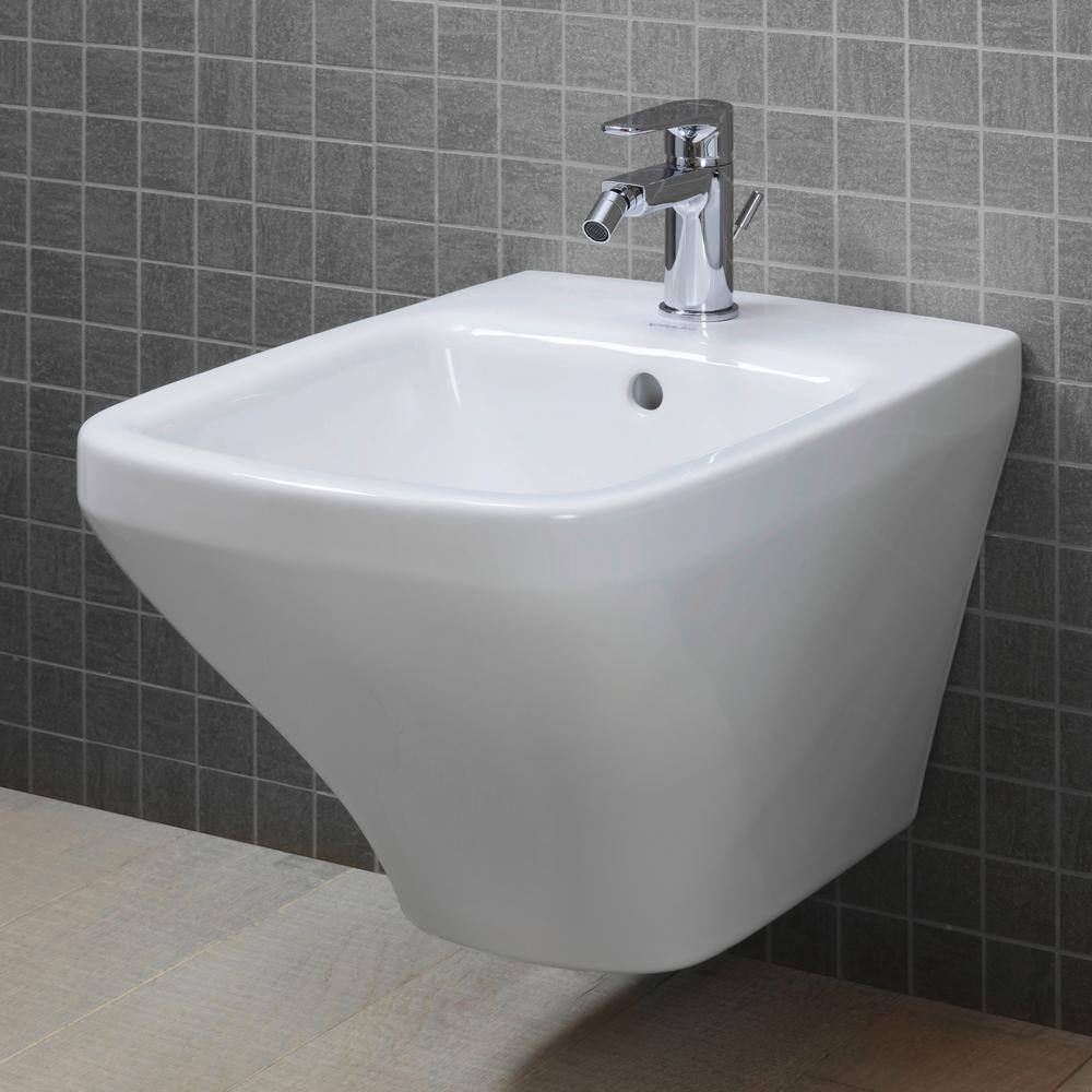 Duravit DuraStyle Round Wall-Mounted Bidet in White - Image 4