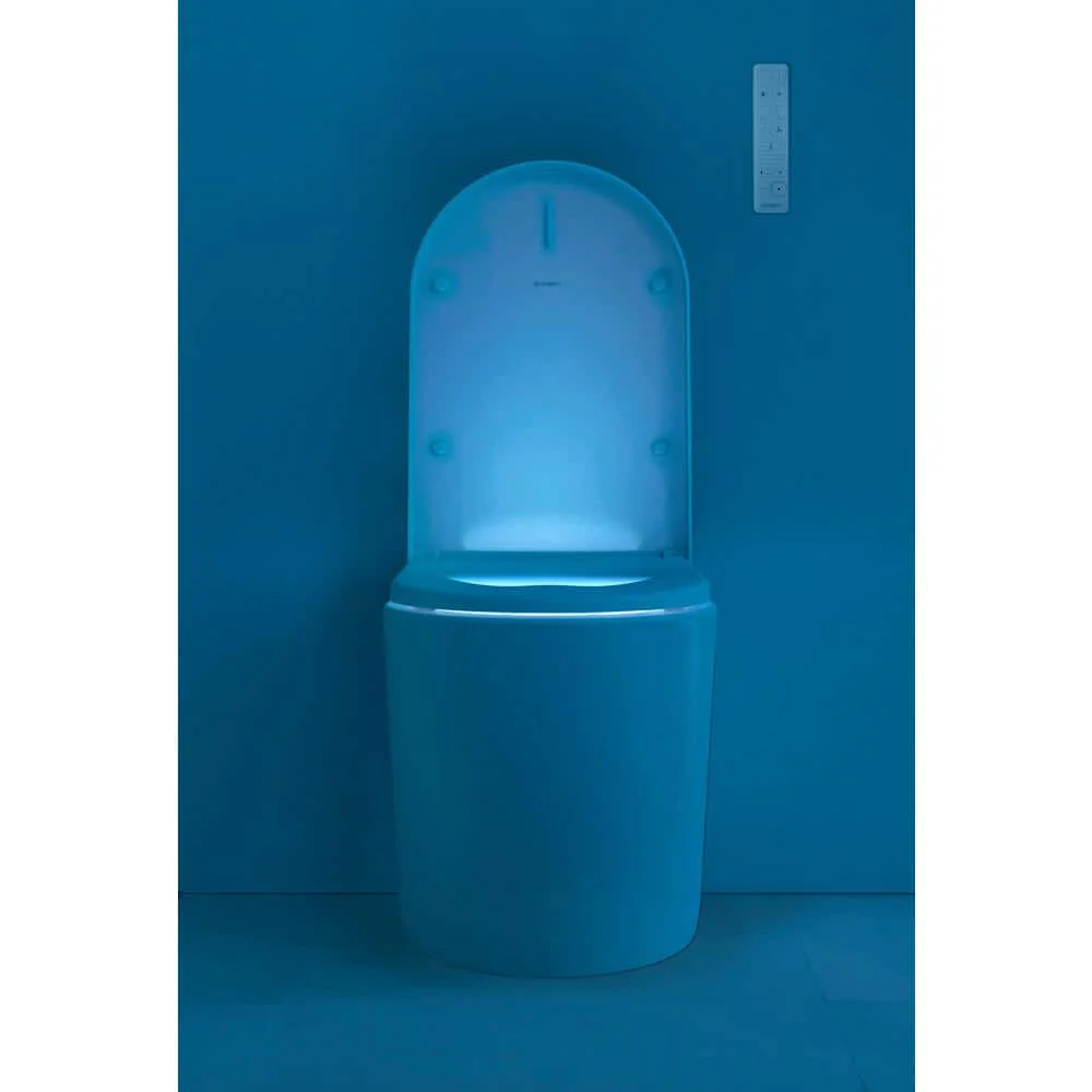 Duravit SensoWash i Elongated Bidet Toilet with 1.28 GPF in White - Image 10