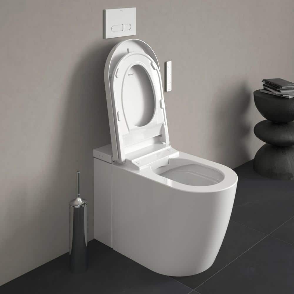 Duravit SensoWash i Elongated Bidet Toilet with 1.28 GPF in White - Image 5