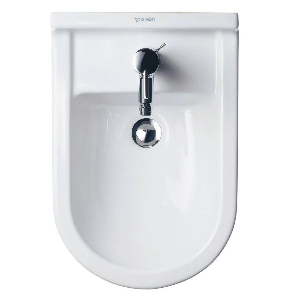Duravit Starck Round 3 Wall-Mounted Bidet in White - Premium Design and Functionality - Image 4
