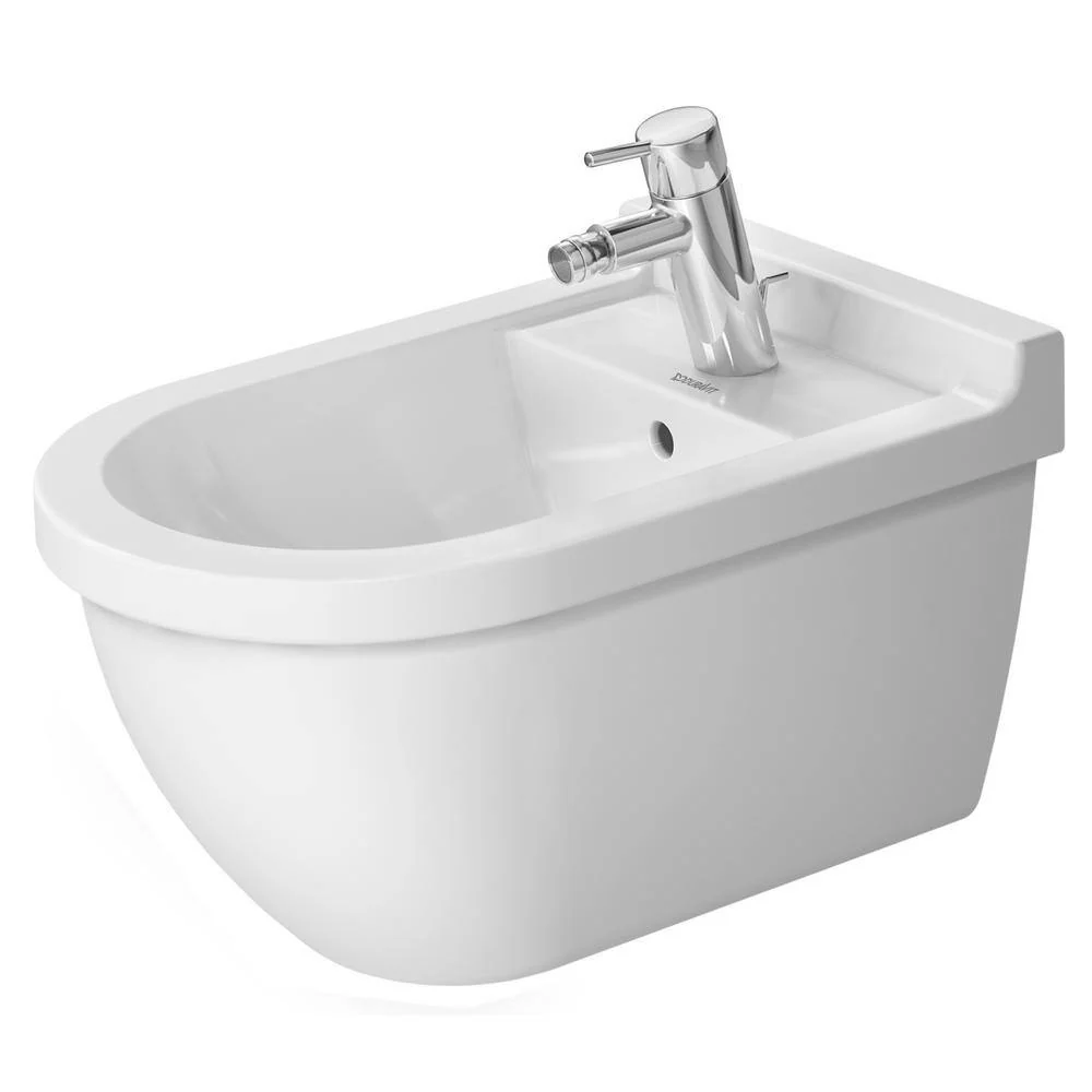 Duravit Starck Round 3 Wall-Mounted Bidet in White - Premium Design and Functionality - Image 6