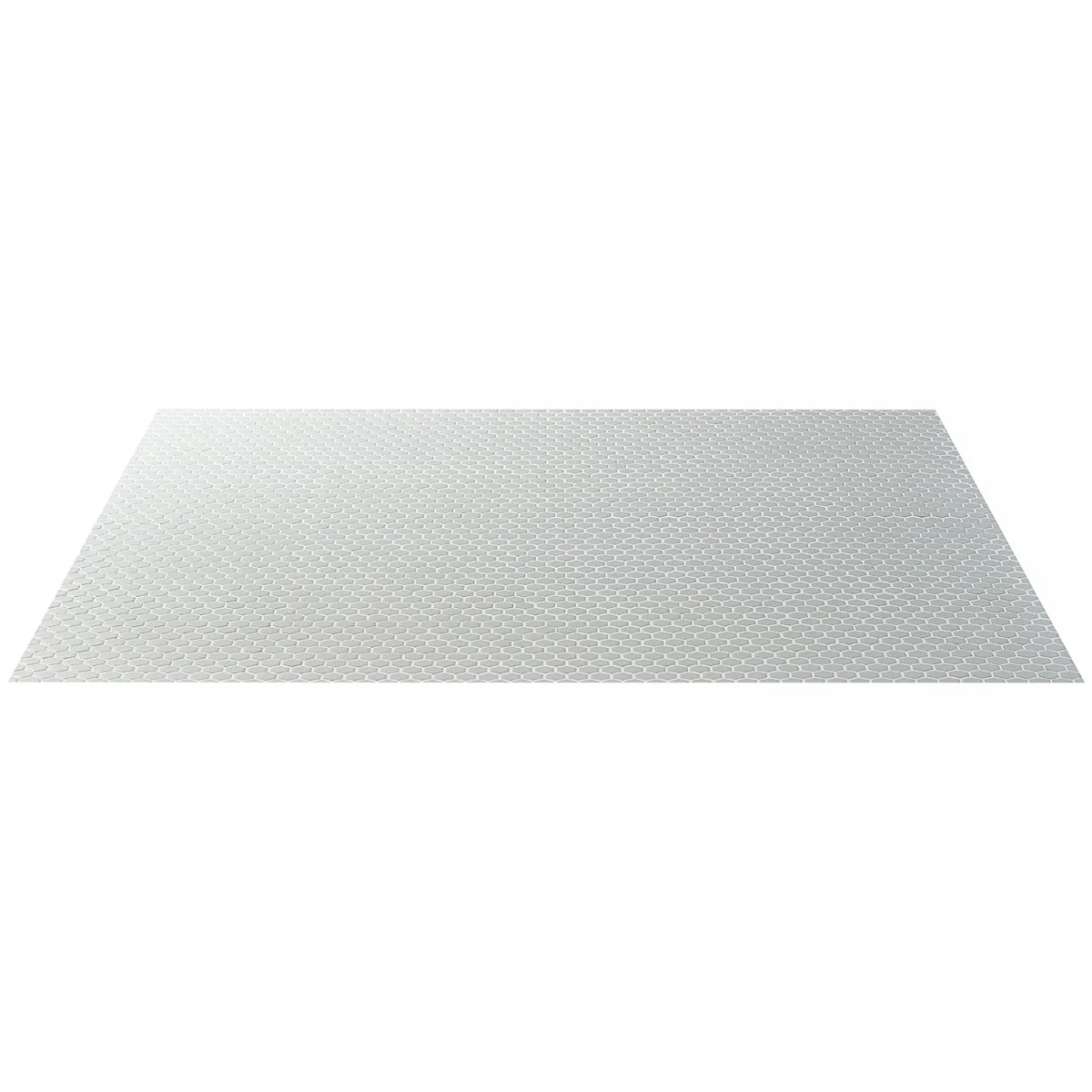 Eden Antiguan Sky Gray Rimmed Hexagon Polished Porcelain Mosaic Tile - Image 9