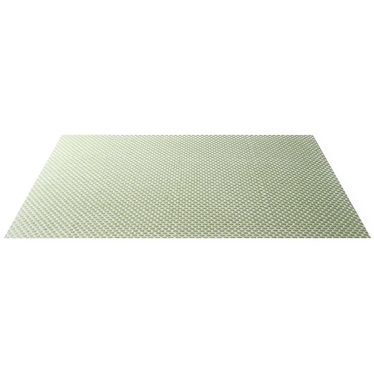 Eden Electric Lime Green Penny Round Polished Porcelain Mosaic Tile - Image 9