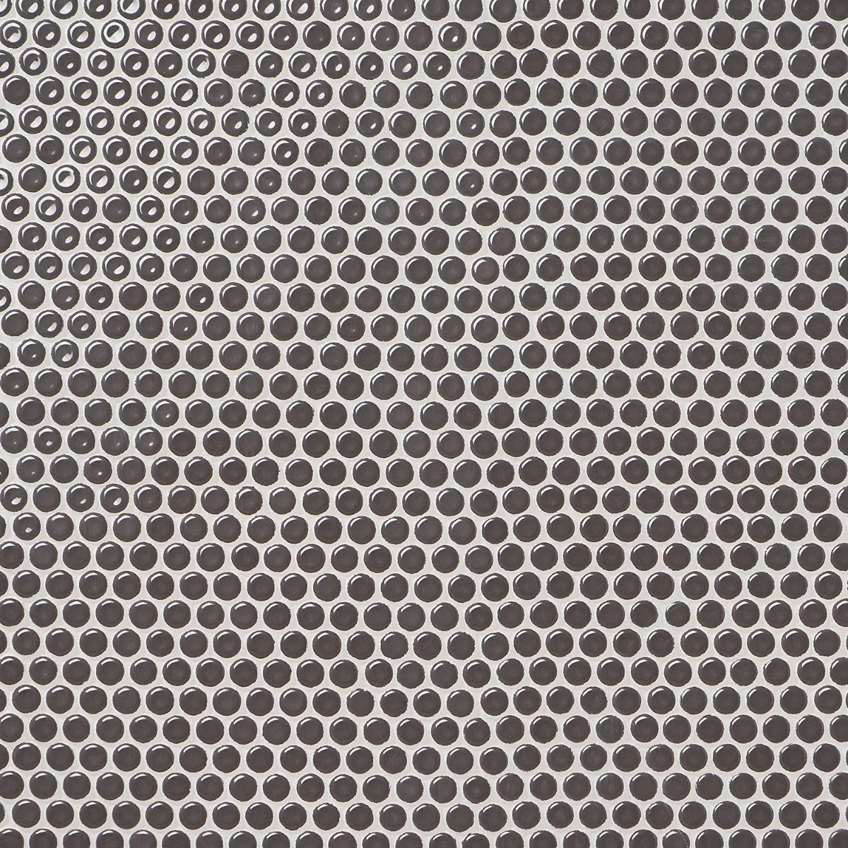 Eden Pavement Gray Penny Round Polished Porcelain Mosaic Tile - Image 2