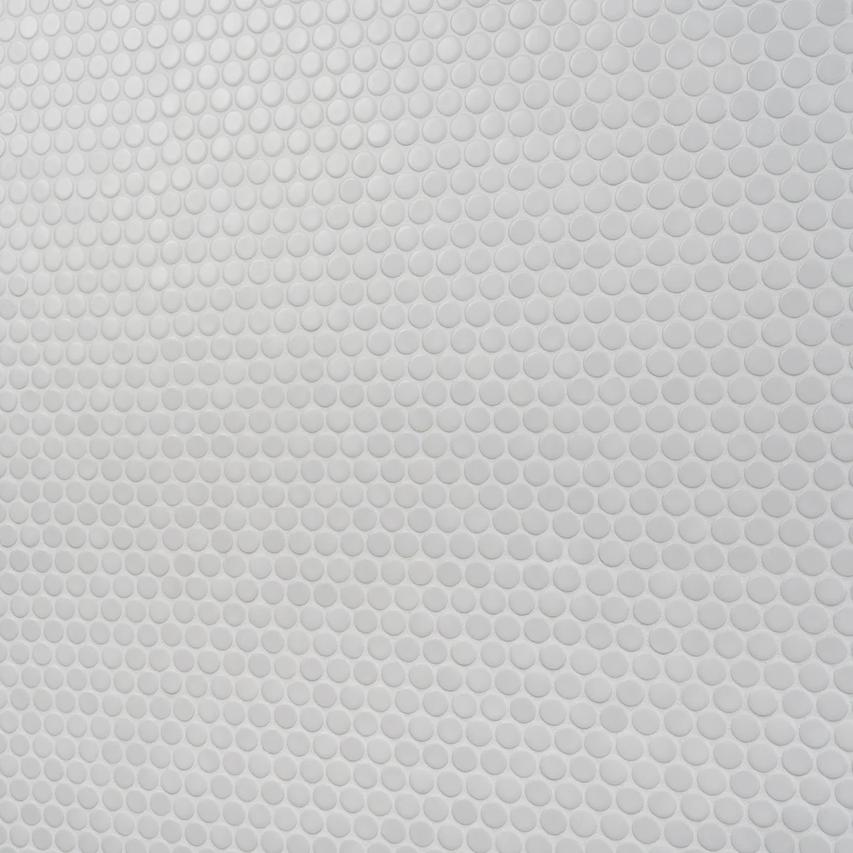 Eden White Penny Round Matte Porcelain Mosaic Tile for Bathrooms and Backsplashes - Image 5