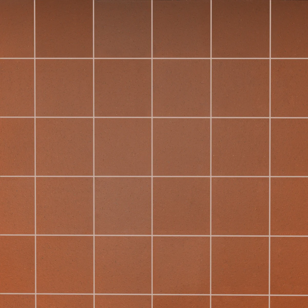 Elemental Ironspot Red 6x6 Ceramic Quarry Tile - Durable & Eco-Friendly