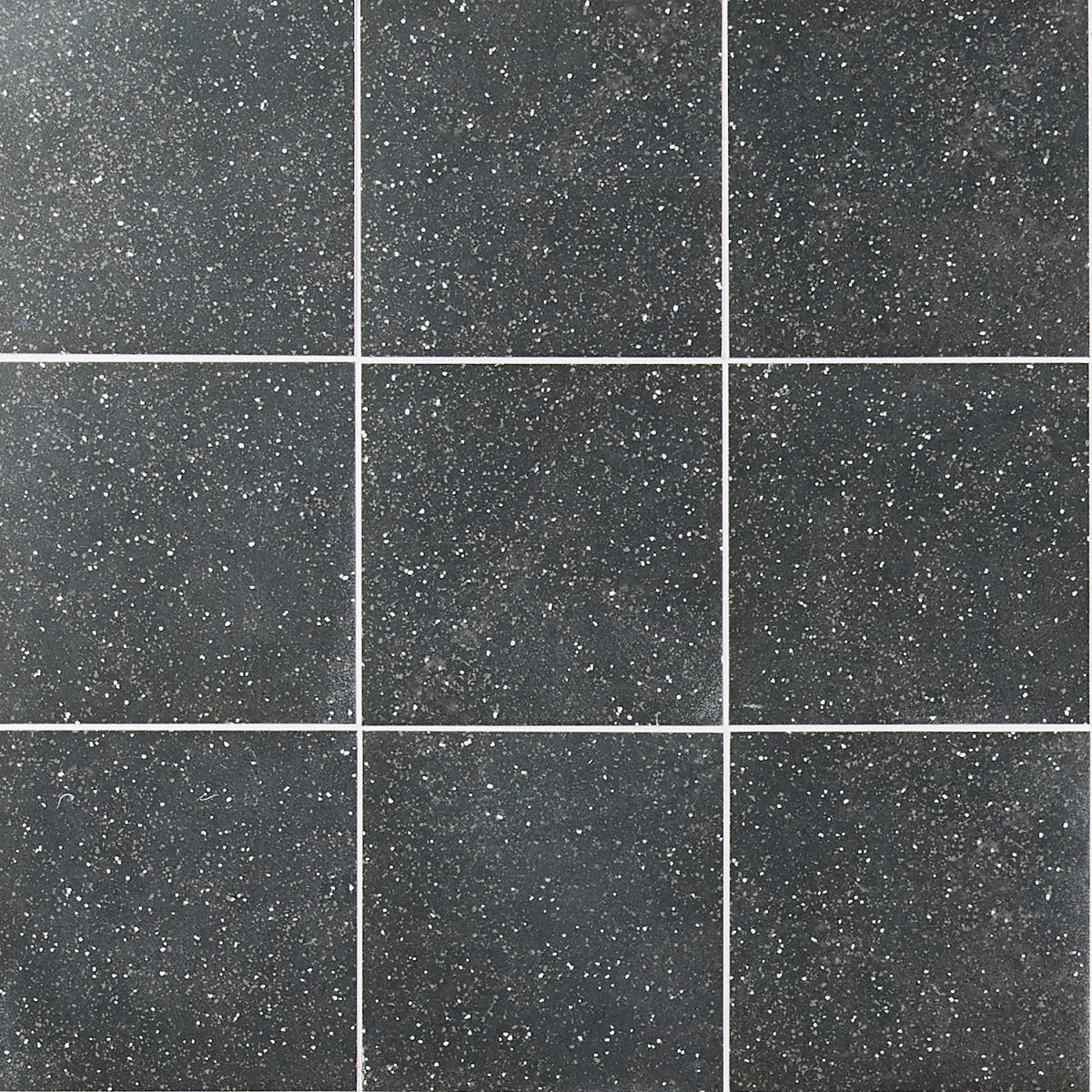 Elizabeth Sutton Charcoal Black Terrazzo 8x8 Matte Porcelain Tile - Image 5