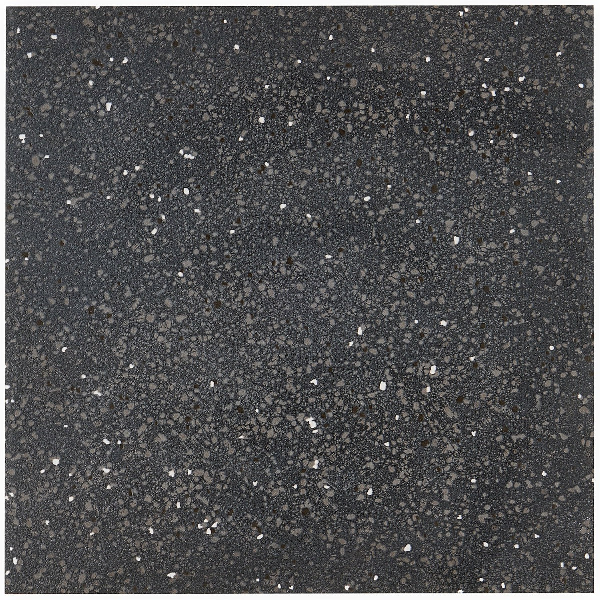 Elizabeth Sutton Charcoal Black Terrazzo 8x8 Matte Porcelain Tile - Image 6