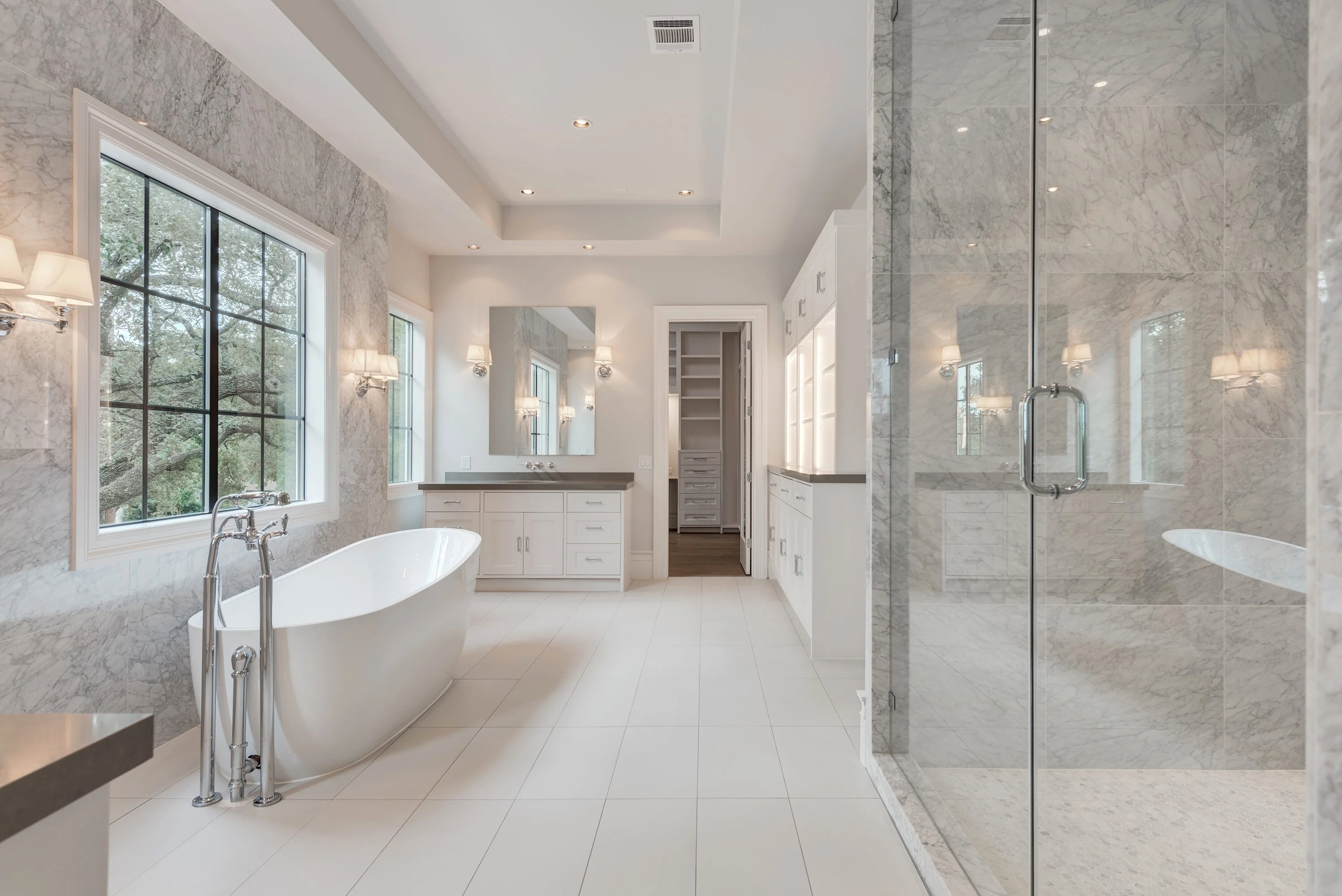 Emser Bianco Gioia Nantes 12-in x 12-in Honed Marble Floor and Wall Tile (10-Pack) - Image 5