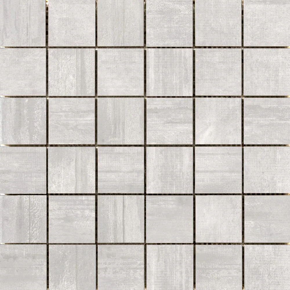Emser Hangar 10-Pack Ash Porcelain Border Tile, 12-in x 12-in Sheets