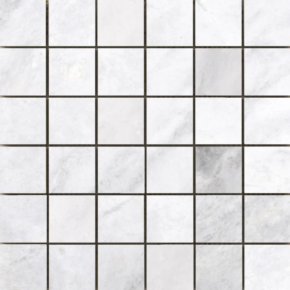 Emser Kalta 10-Pack Bianco Natural Stone Marble Border Tile (12-in x 12-in)