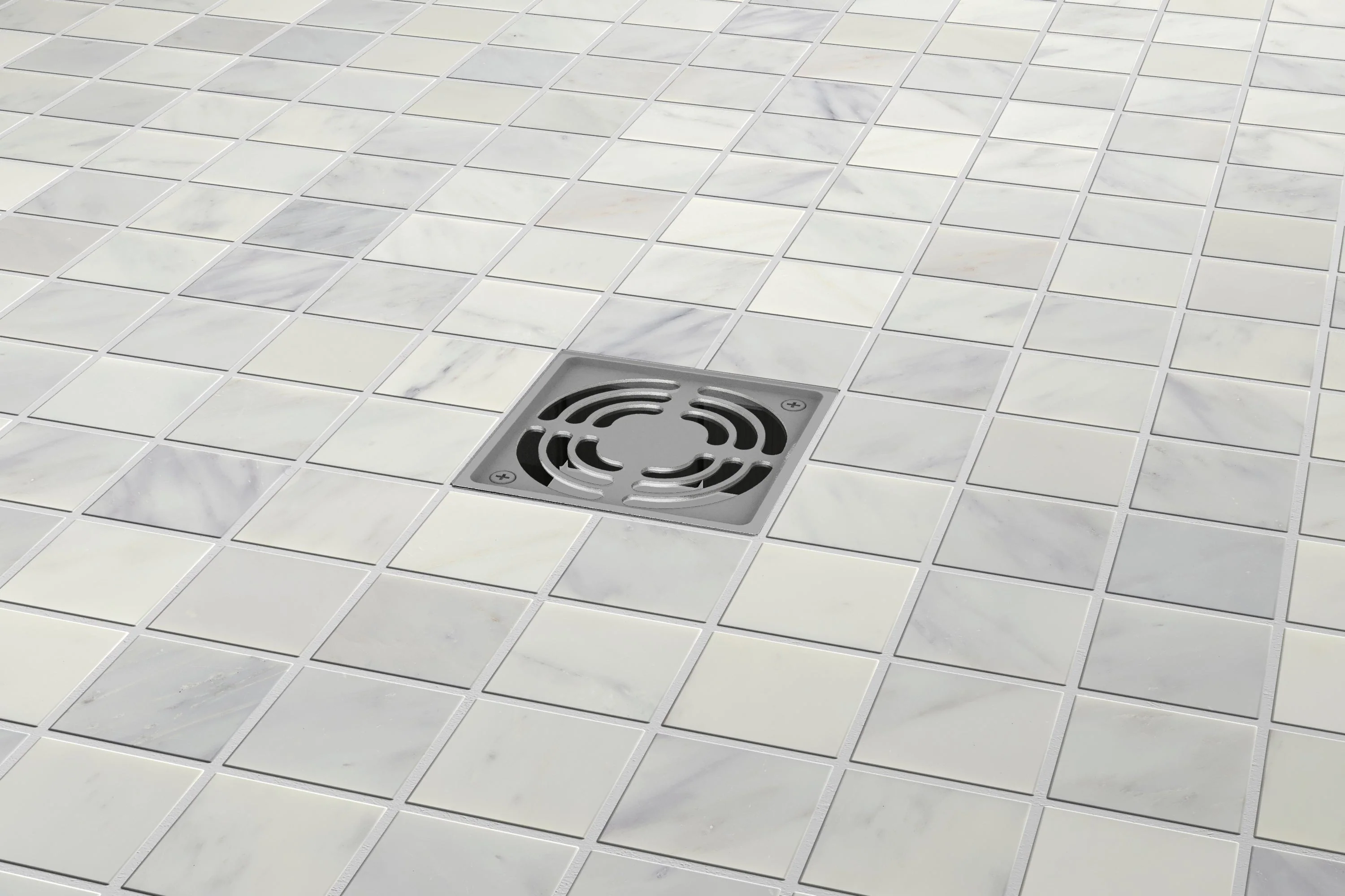 Emser Winter Frost Marble Mosaic/Border Tile – Natural Stone (12-in x 12-in) - Image 8