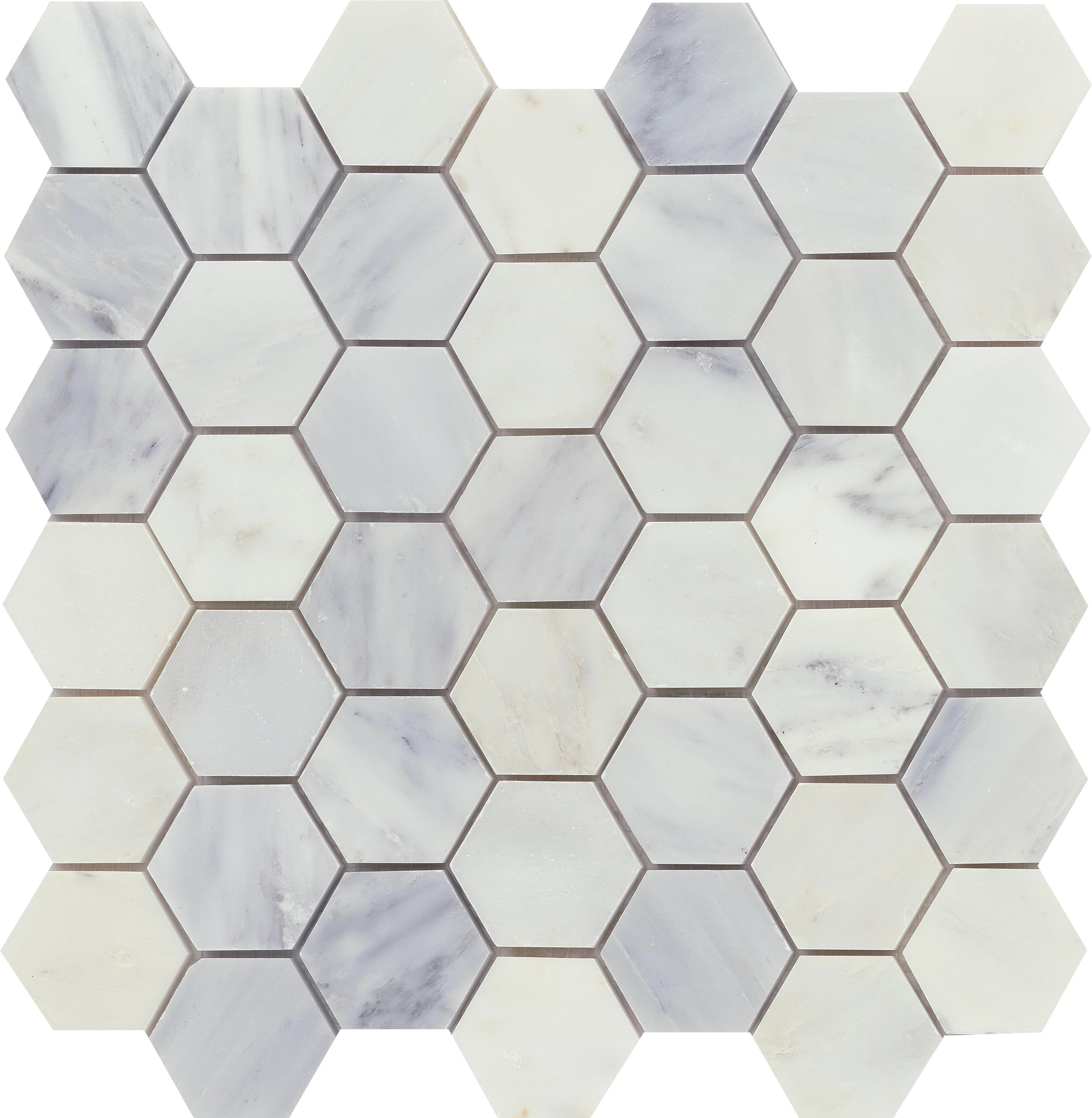 Emser Winter Frost Natural Stone Marble Tile & Mosaics – 12 in x 12 in Sheets - Image 5