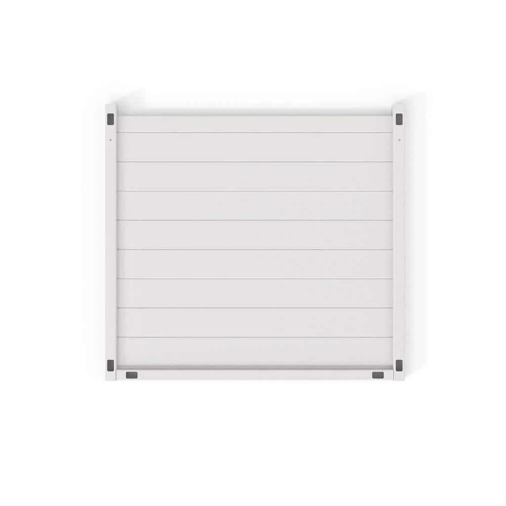 Enclo Privacy Screens 36 in. x 39 in. White Vinyl Liberty Lattice Solid Rooftop Accessory - Image 5