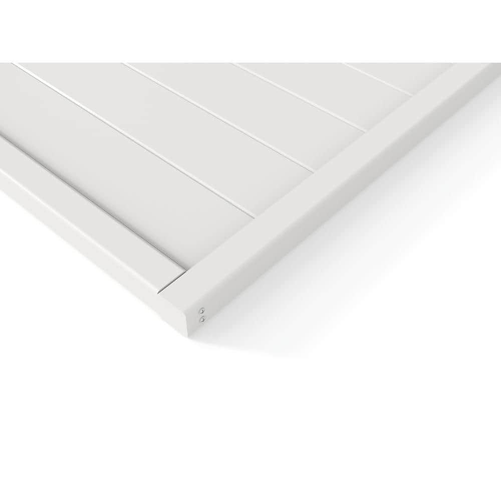 Enclo Privacy Screens 36 in. x 39 in. White Vinyl Liberty Lattice Solid Rooftop Accessory - Image 6