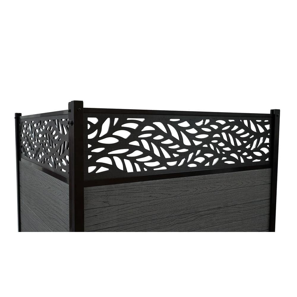 Enclo Privacy Screens 4 ft. x 3 ft. Nappa Lasercut WoodTek Vinyl Privacy Screen Kit - Image 8
