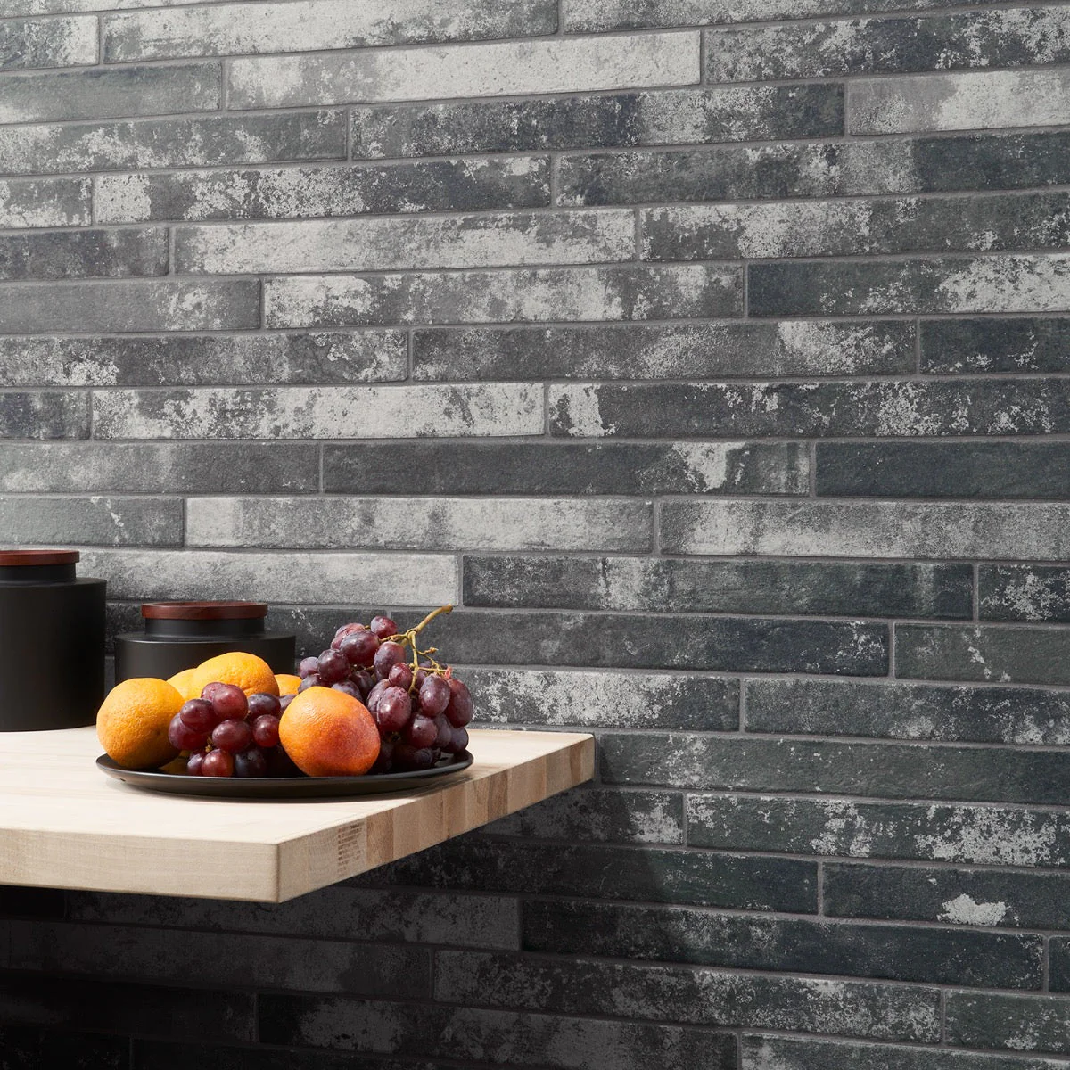 English Brick Dark Gray Matte Porcelain Tile - 2x18 Subway Tile - Image 7
