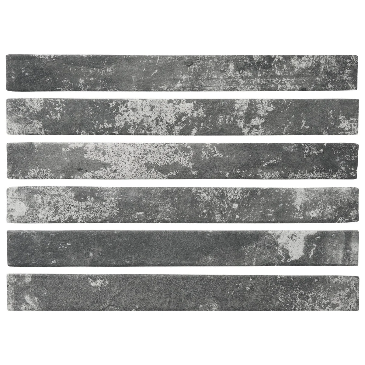 English Brick Dark Gray Matte Porcelain Tile - 2x18 Subway Tile - Image 9