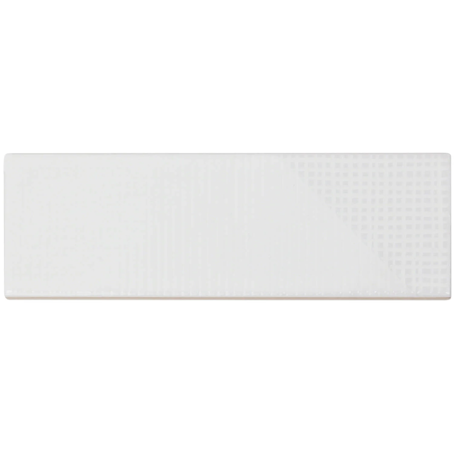 Enigma White 2x8 Textured Polished Ceramic Subway Tile - Lux Tile - Image 8