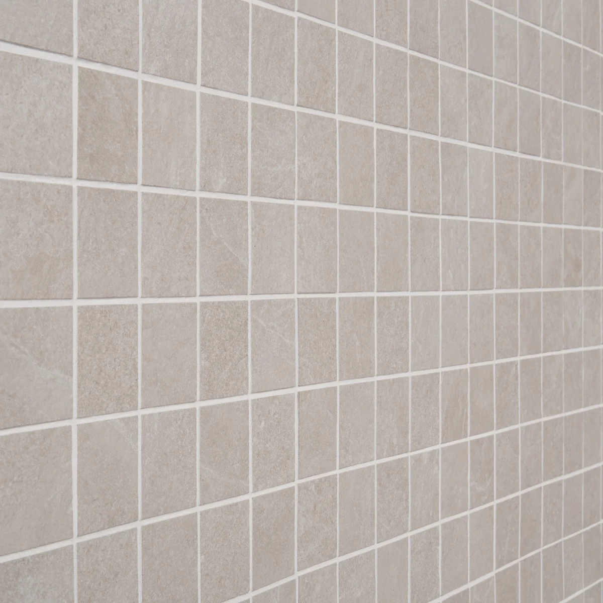 Era Linen White 2x2 Matte Porcelain Mosaic Tile - Durable Limestone Look - Image 4