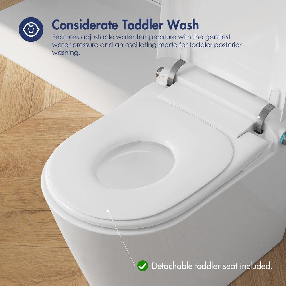 Eridanus 1-Piece Elongated Smart Bidet Toilet with Remote Control - Image 10