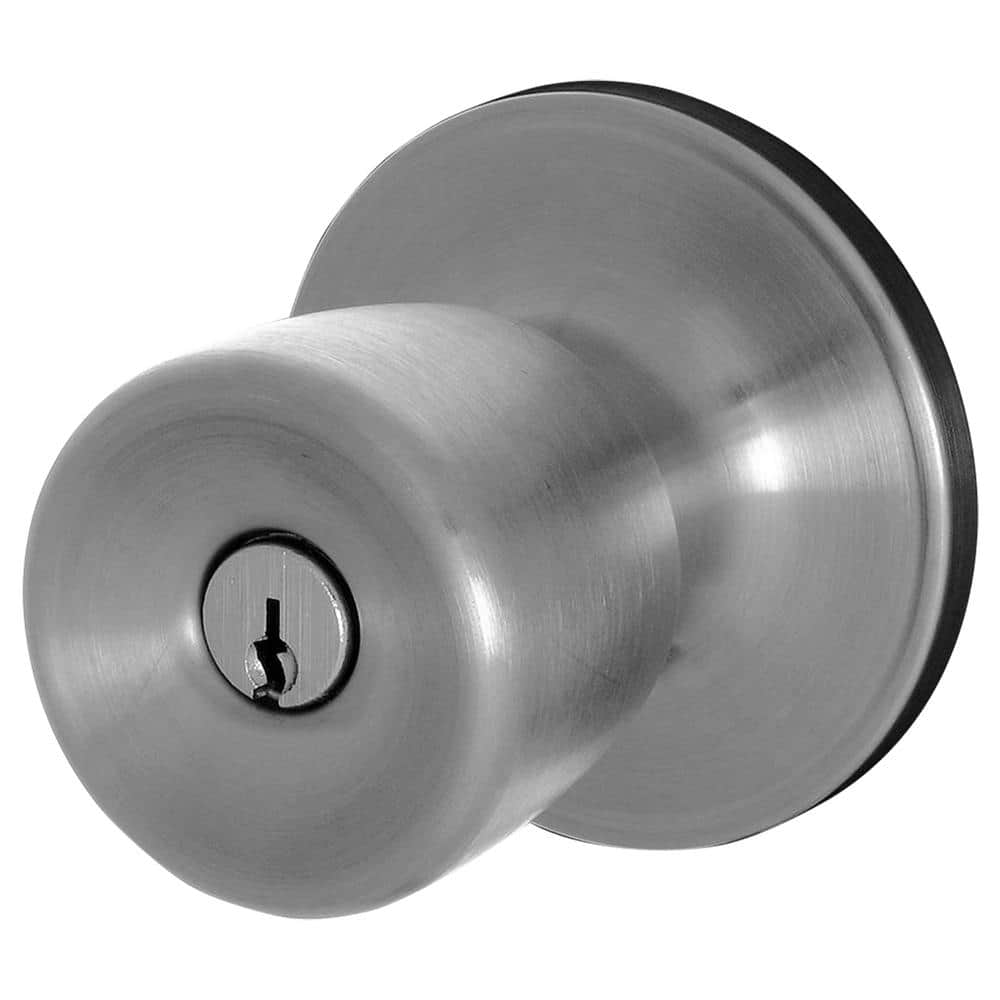 ESSENTIALS by Schlage Brill Stainless Steel Keyed Entry Door Knob - V54 V BRL 630 - Image 5