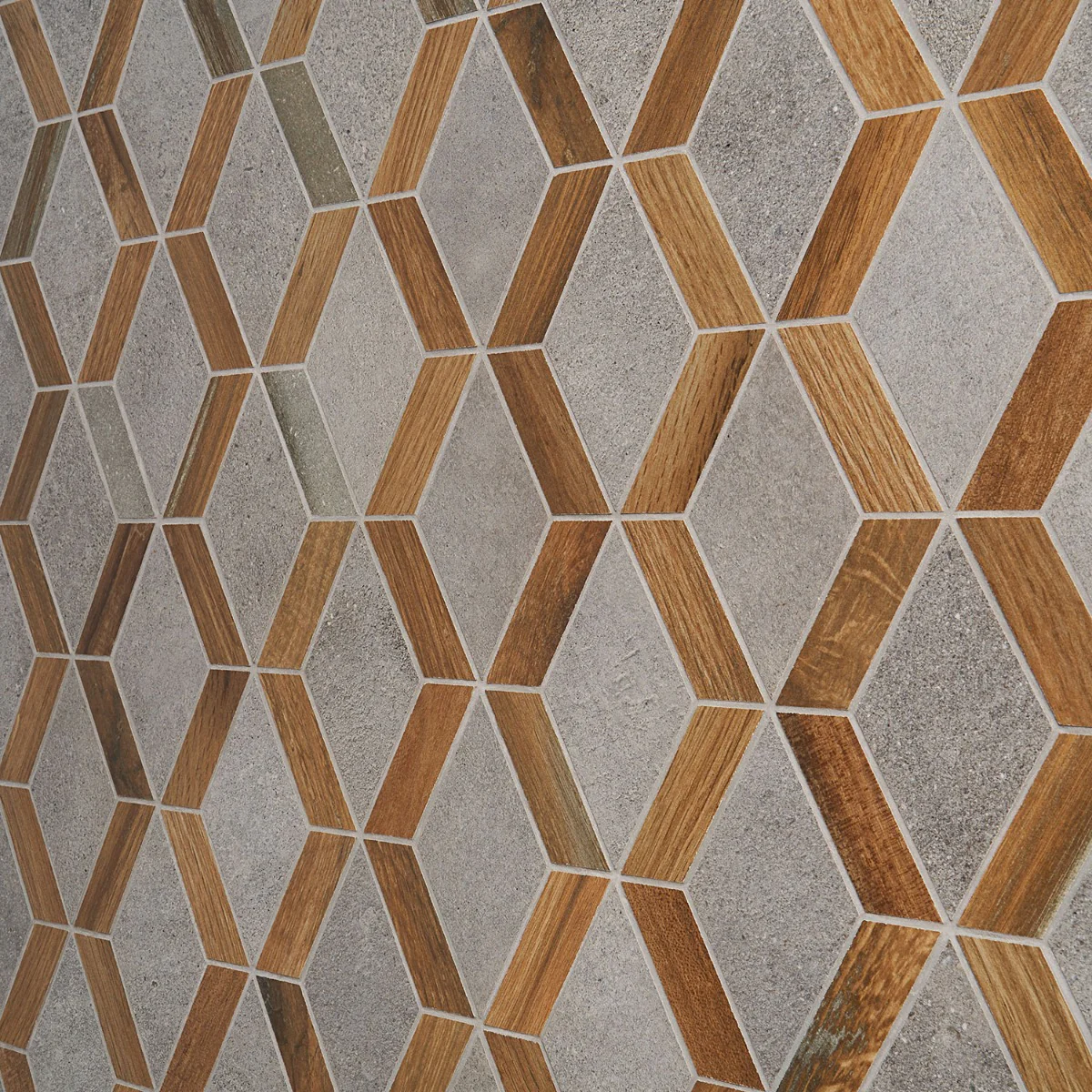 Eternal Oak Brown Diamond Matte Porcelain Mosaic Tile - Lux Tile - Image 4