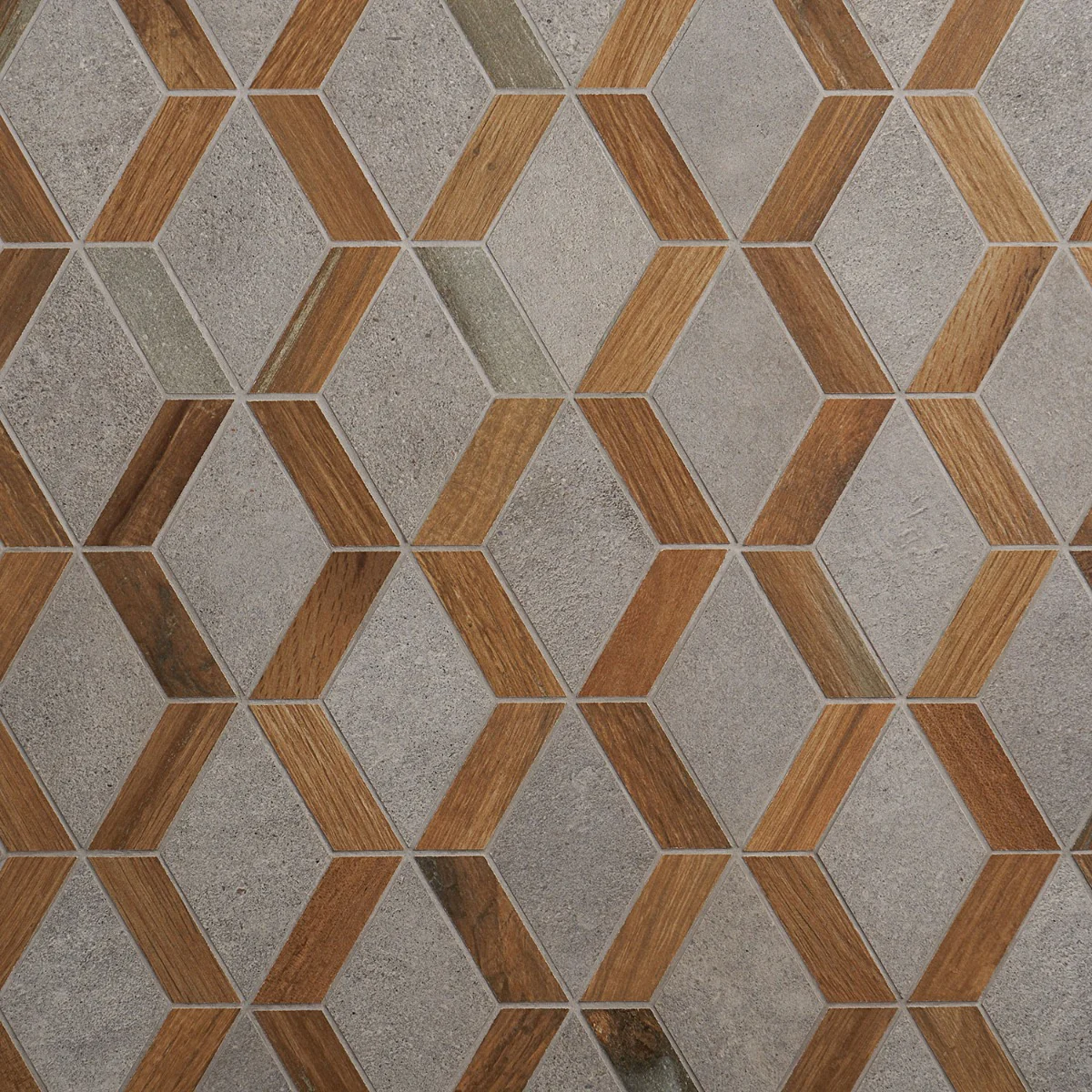 Eternal Oak Brown Diamond Matte Porcelain Mosaic Tile - Lux Tile - Image 9