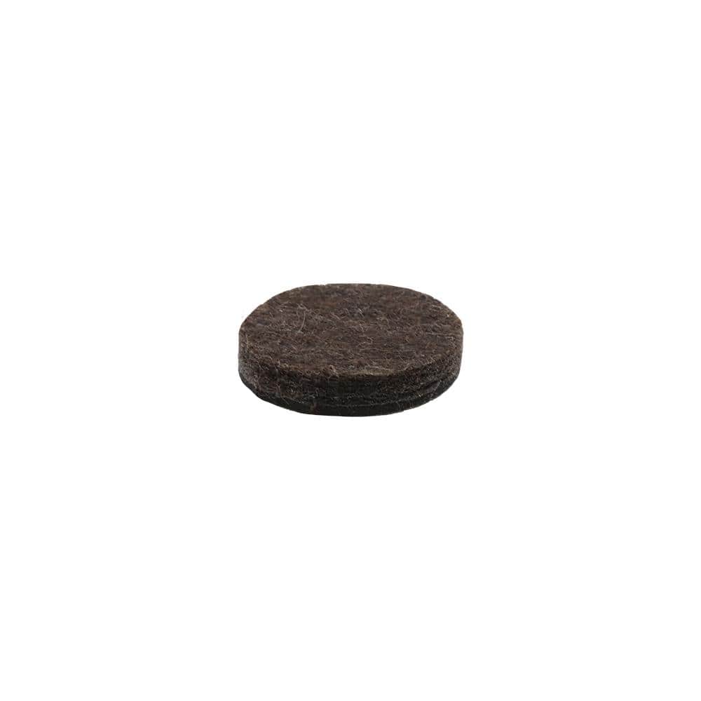 Everbilt 1 in. Heavy-Duty Self-Adhesive Brown Felt Pads, 48-Pack