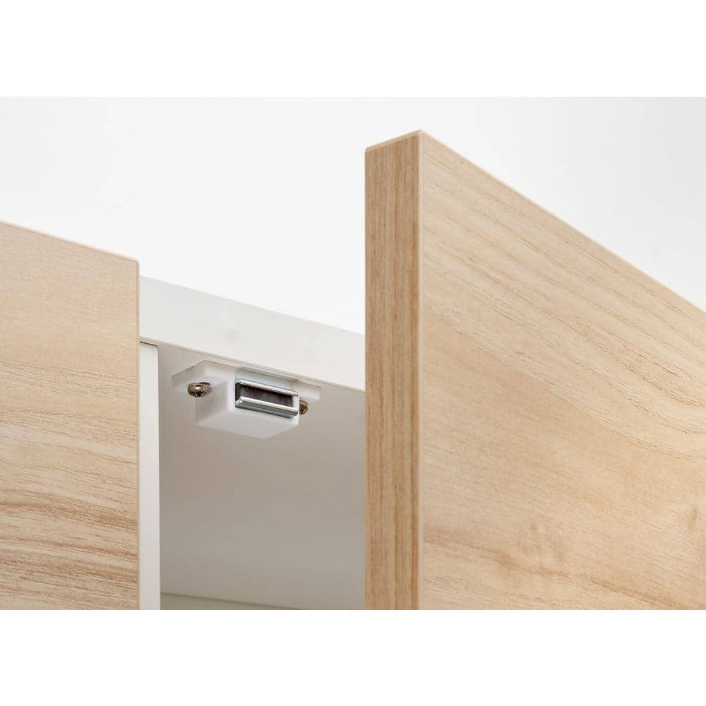 Everbilt 11 lbs. Magnetic Catch with Counter Plate, White (1-Pack) - Image 5