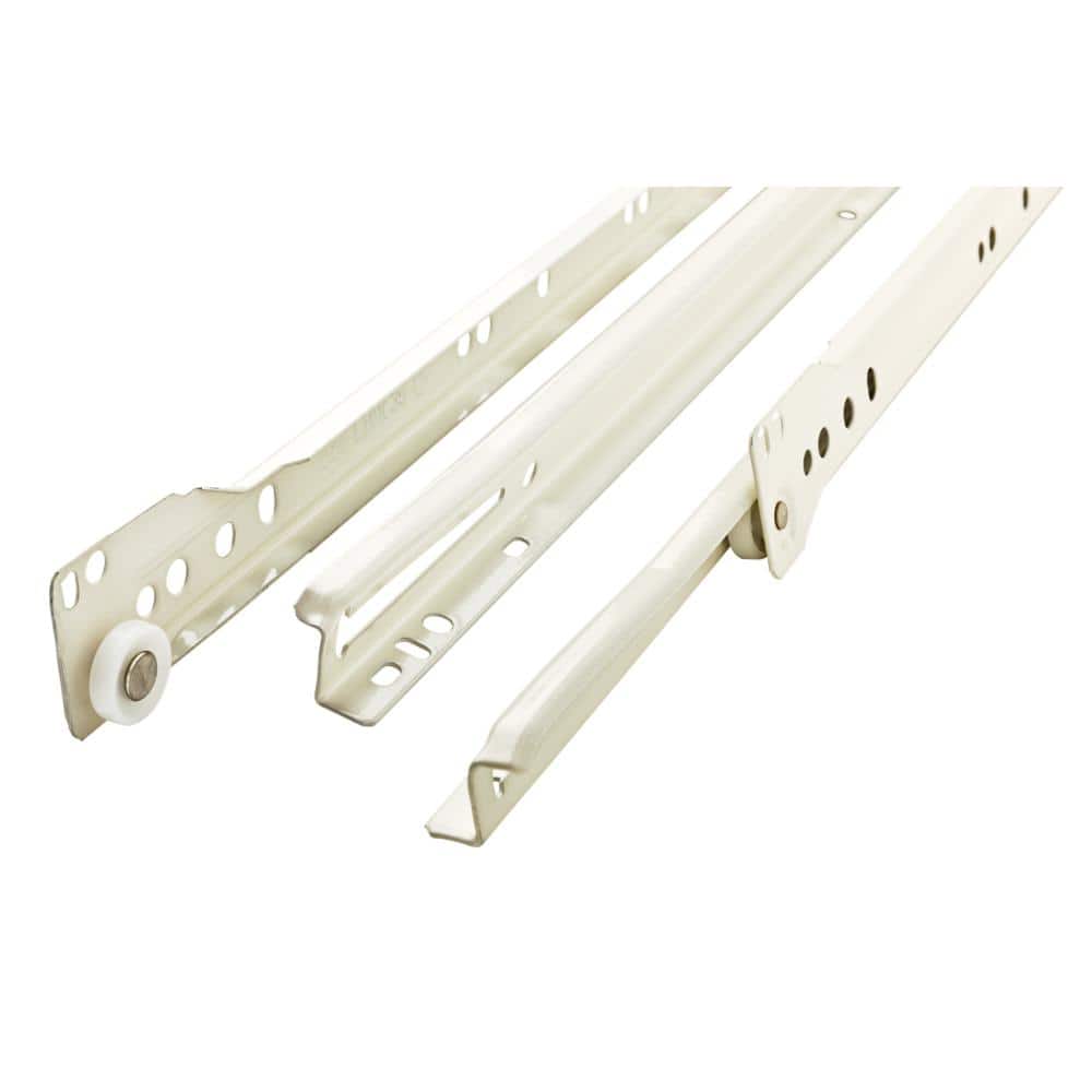 Everbilt 12 in. Self-Closing Bottom Mount Drawer Slide Set (1 Pair)
