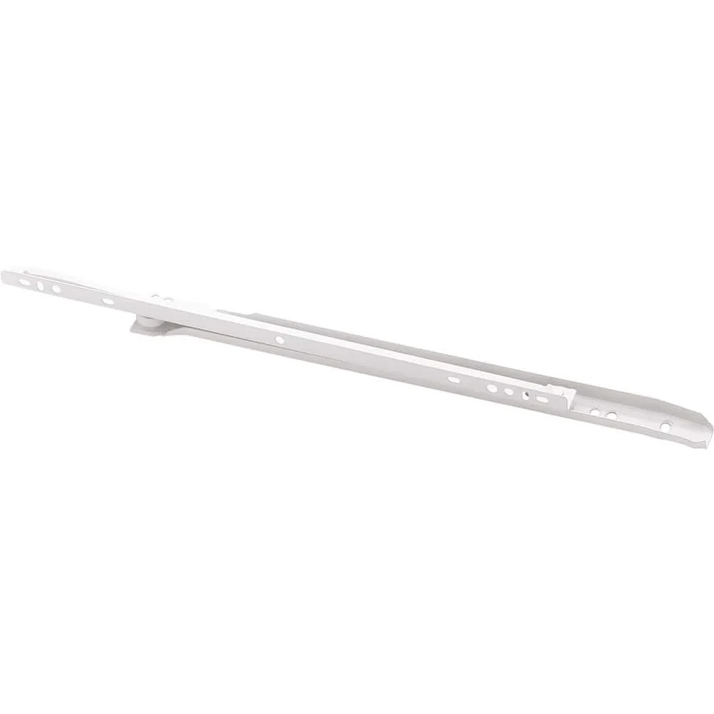Everbilt 14 in. Self-Closing Bottom Mount Drawer Slide, White (4 Pairs/8 Pieces)