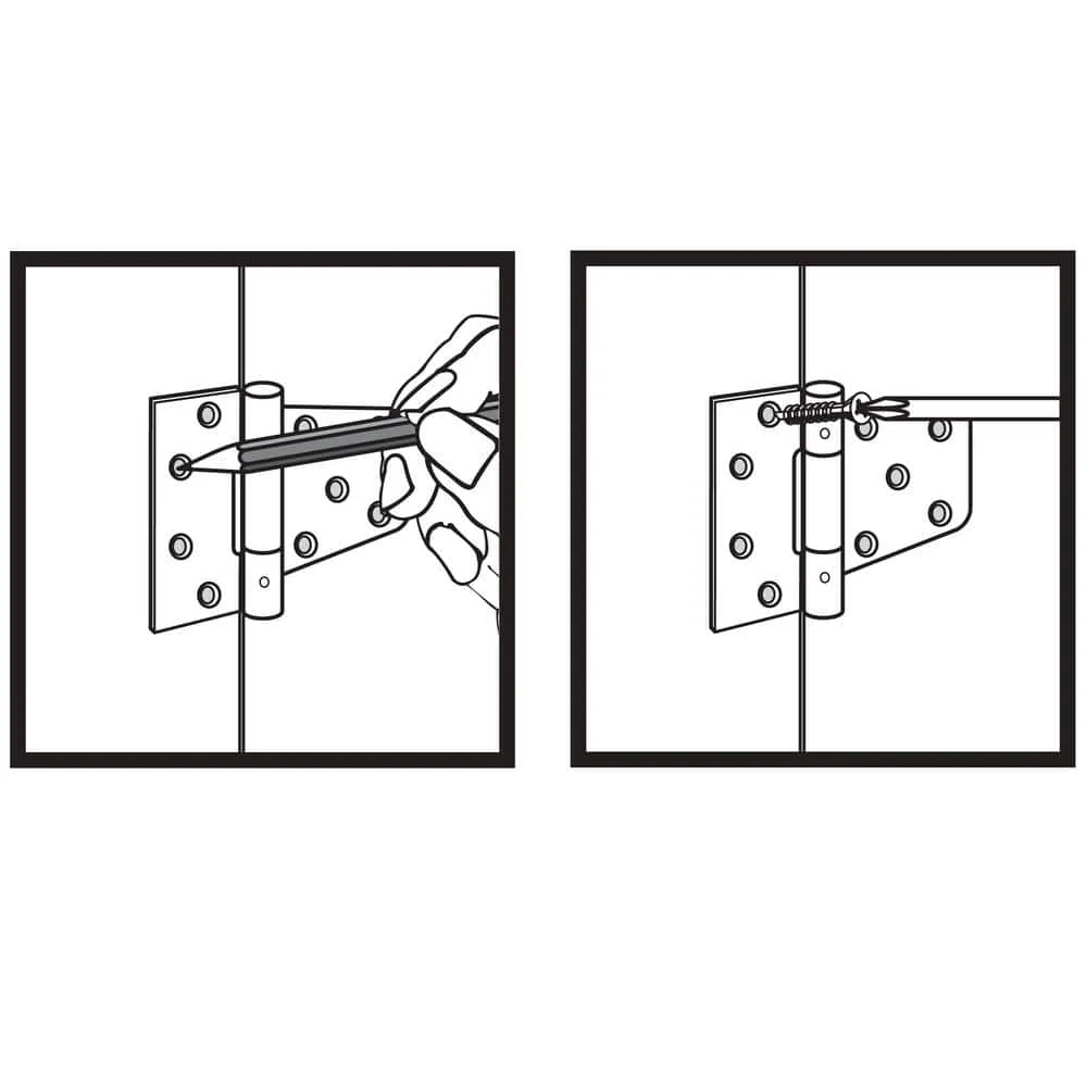 Everbilt 2-1/2 in. Galvanized Broad Utility Hinge - Image 2