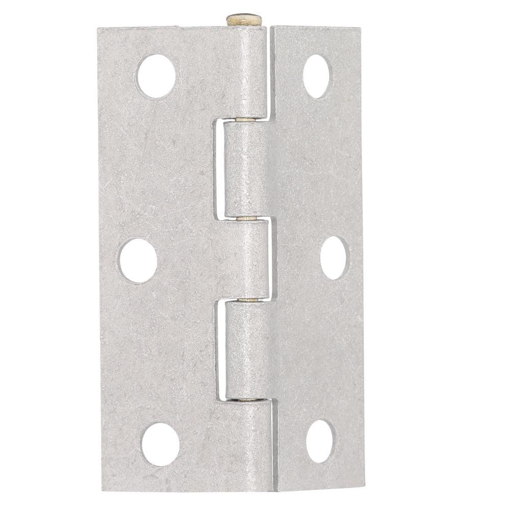 Everbilt 2-1/2 in. Galvanized Non-Removable Pin Narrow Utility/Butt Hinge (2-Pack) - Image 3