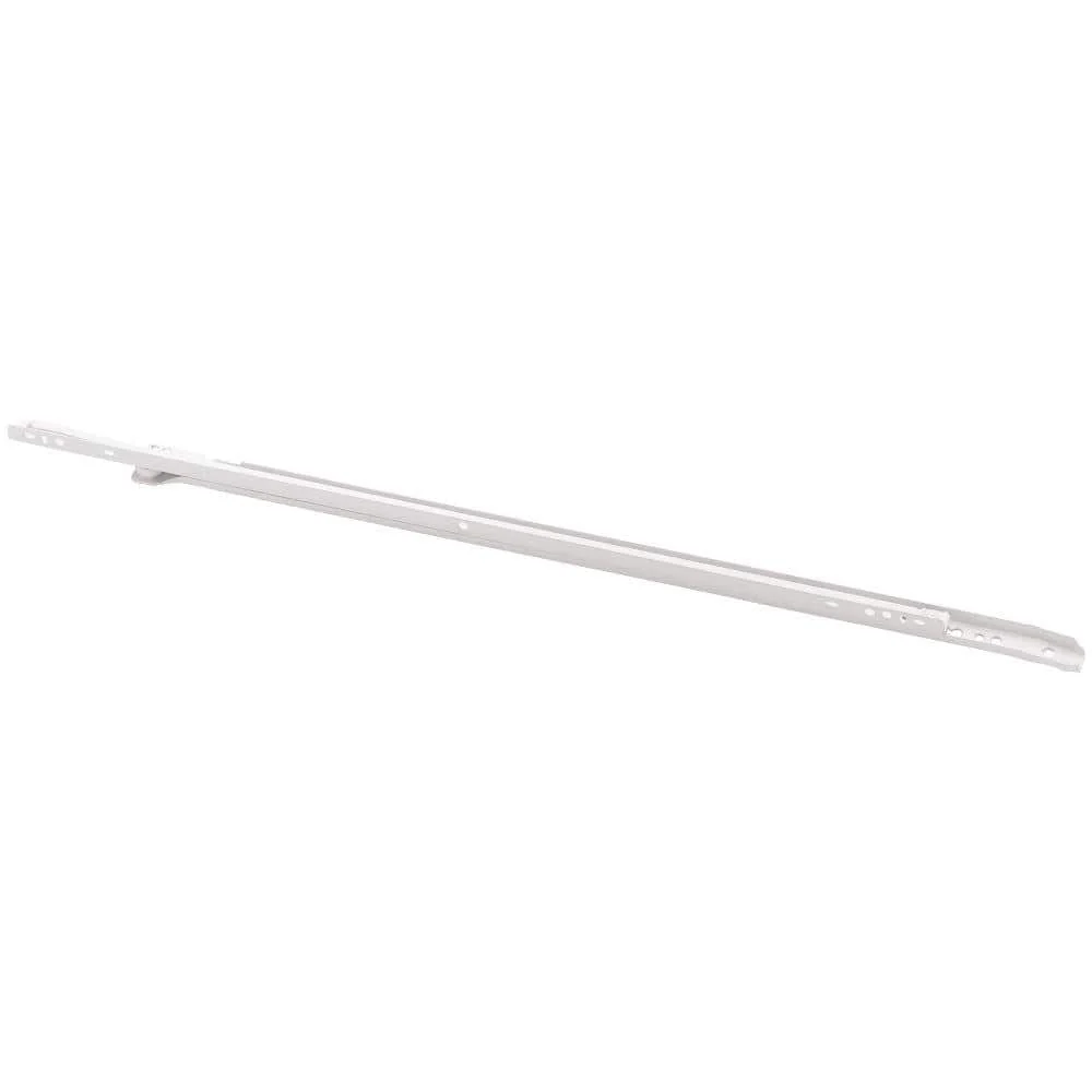 Everbilt 24 in. Self-Closing Bottom Mount Drawer Slide Set (1 Pair, White) - Image 2