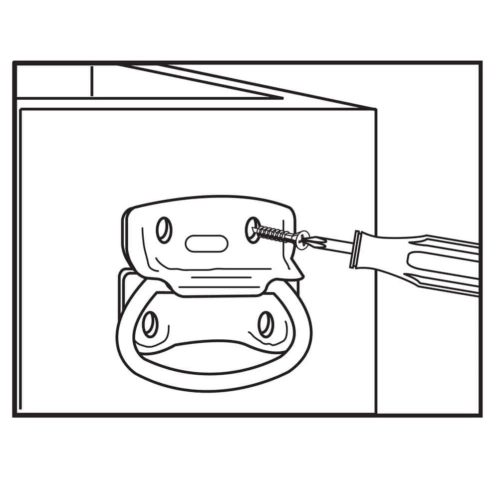 Everbilt 3-1/2 in. Center-to-Center Zinc-Plated Storage Chest Handle - Image 3