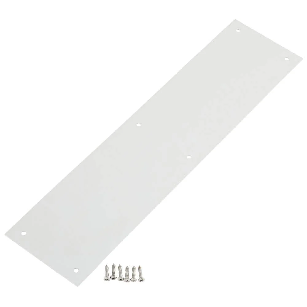 Everbilt 3-1/2 in. x 15 in. Satin Aluminum Push Plate - Image 2