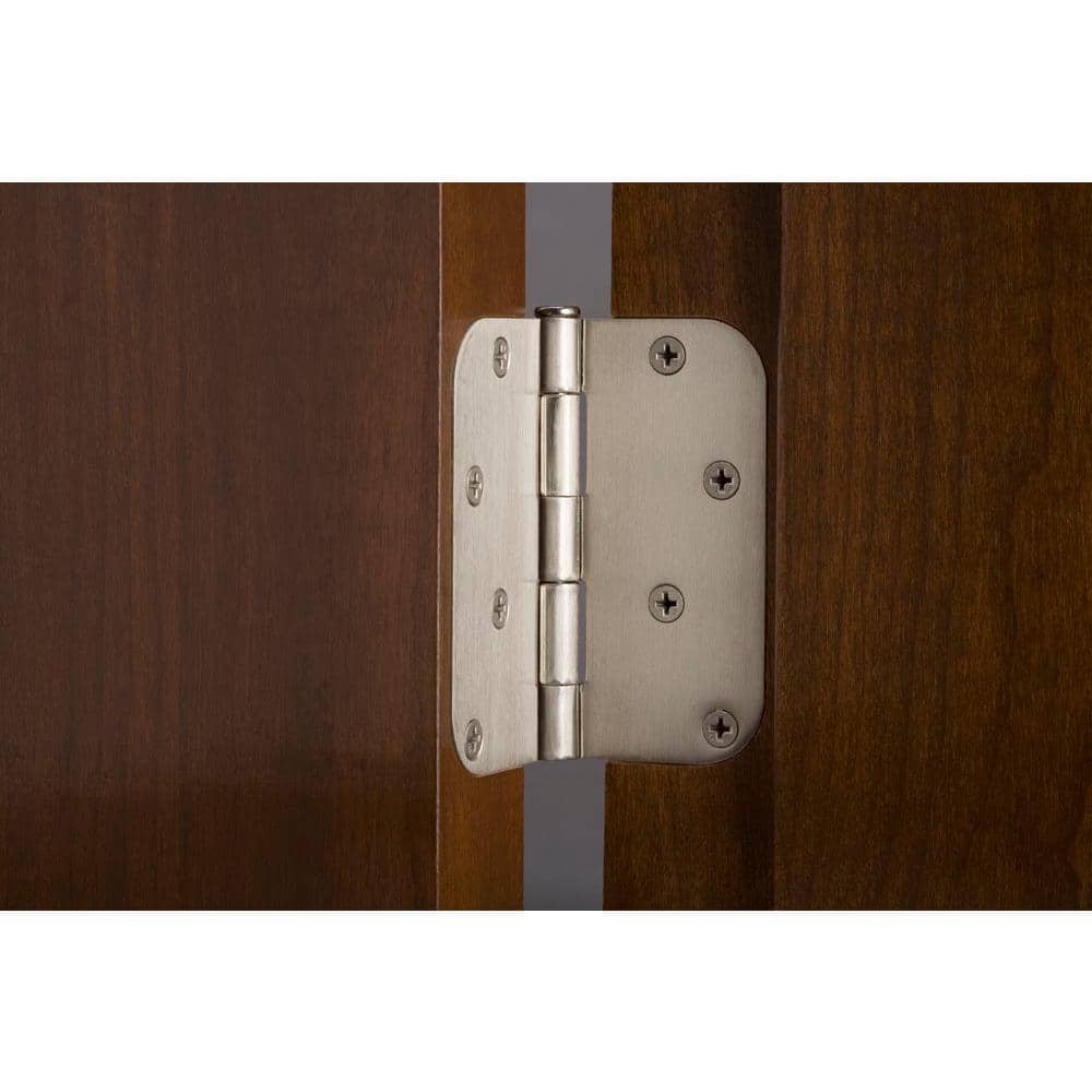 Everbilt 3-1/2 in. x 5/8 in. Radius Chrome Butt Door Hinge Value Pack (24-Pack) - Image 3