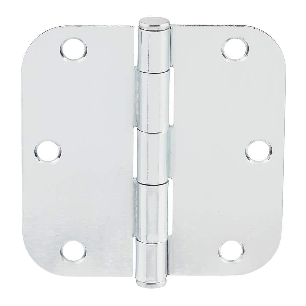 Everbilt 3-1/2 in. x 5/8 in. Radius Chrome Butt Door Hinge Value Pack (48-Pack) - Image 5