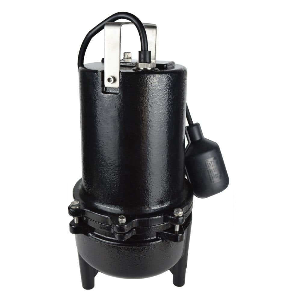 Everbilt 3/4 HP Sewage Ejector Pump, Cast Iron, 2 in. Solids Handling - Image 3
