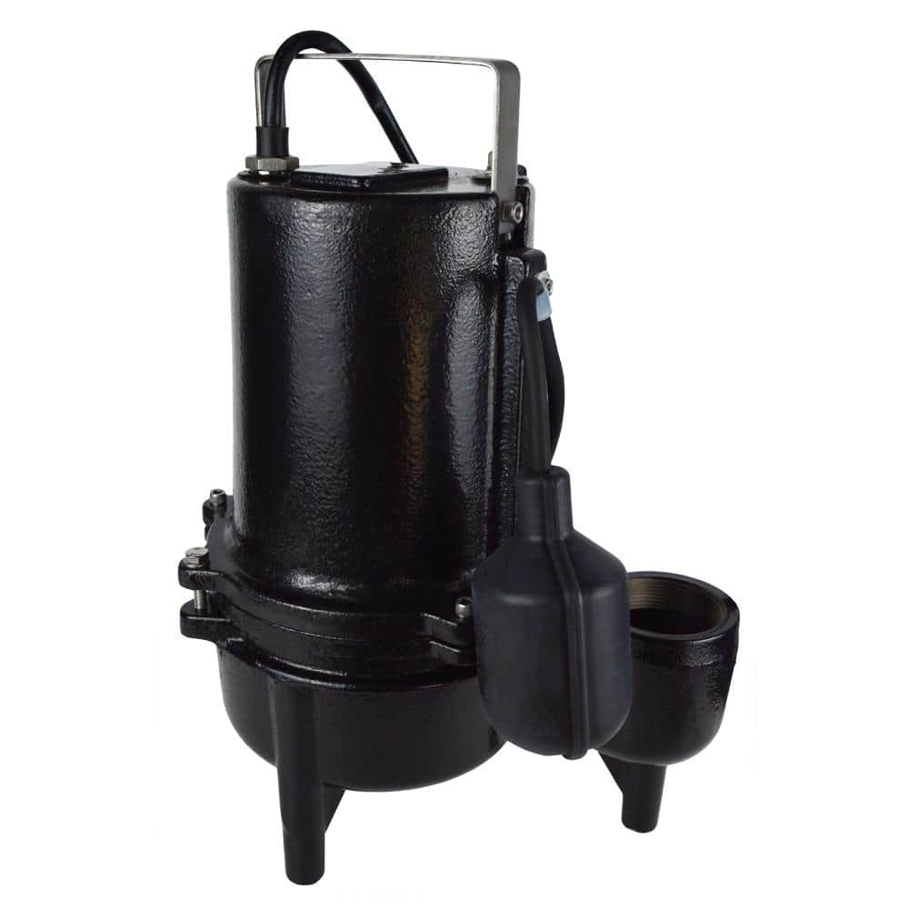Everbilt 3/4 HP Sewage Ejector Pump, Cast Iron, 2 in. Solids Handling - Image 6