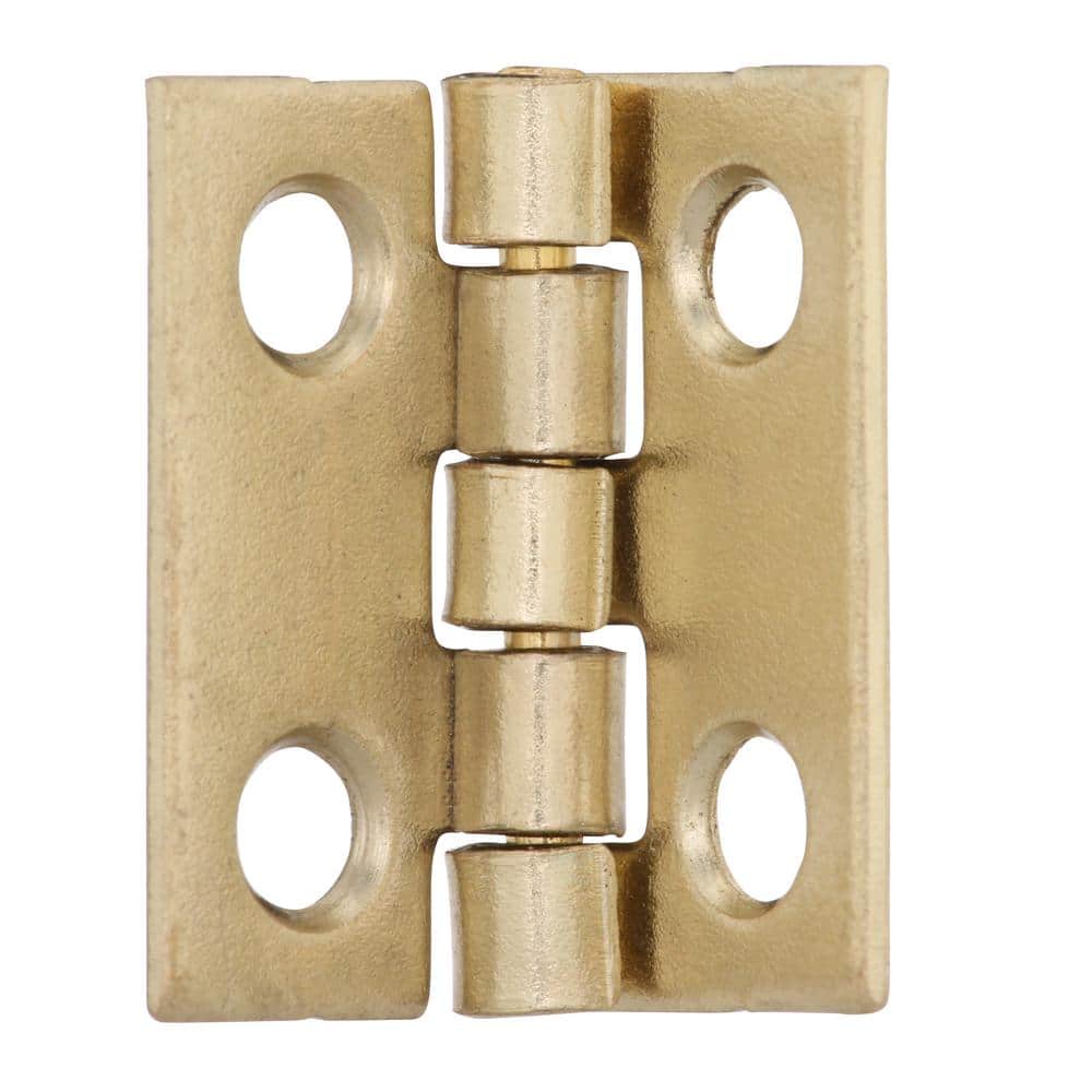 Everbilt 3/4 in. x 11/16 in. Bright Brass Middle Hinges (Value Pack) - Image 3