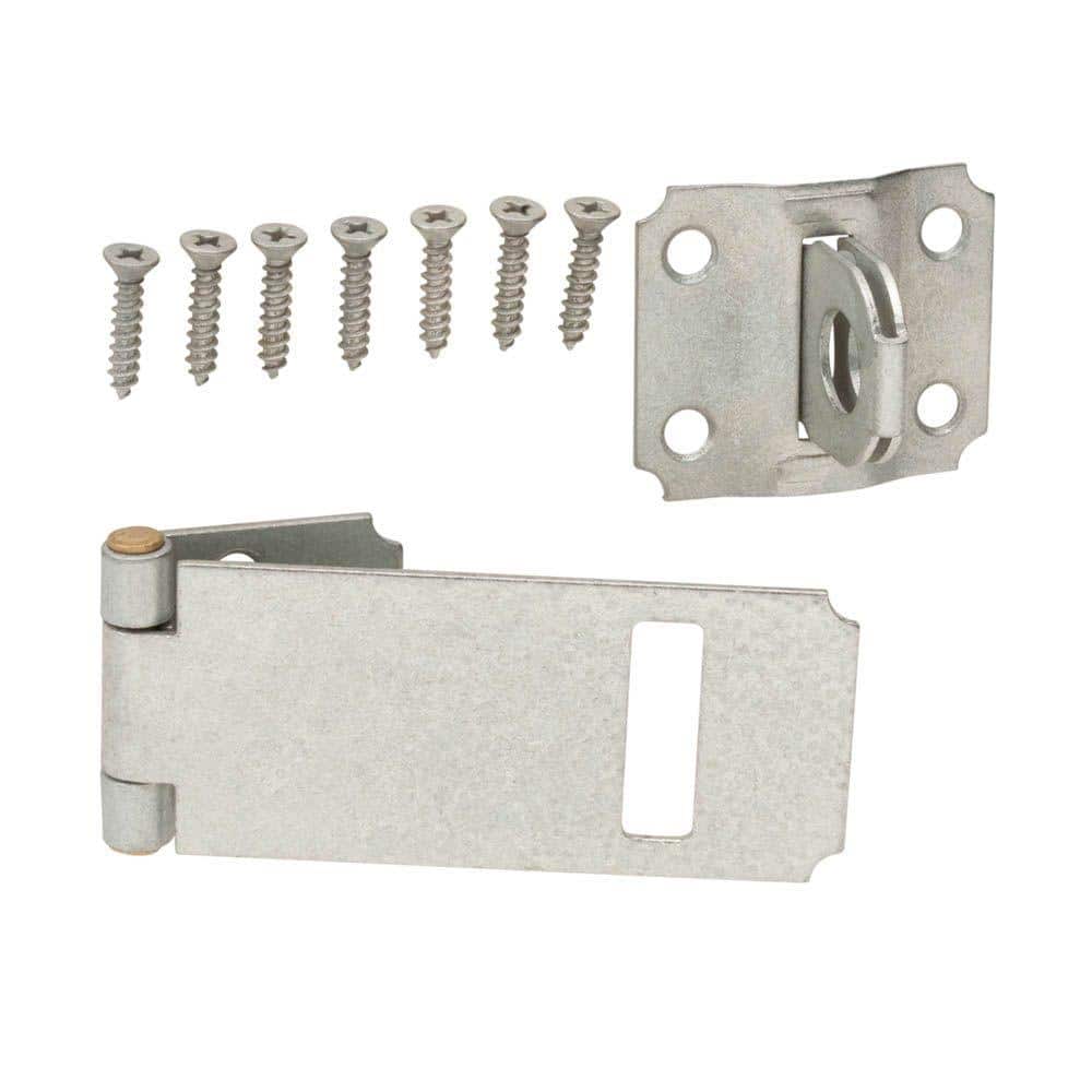 Everbilt 4-1/2 in. Galvanized Adjustable Staple Safety Hasp