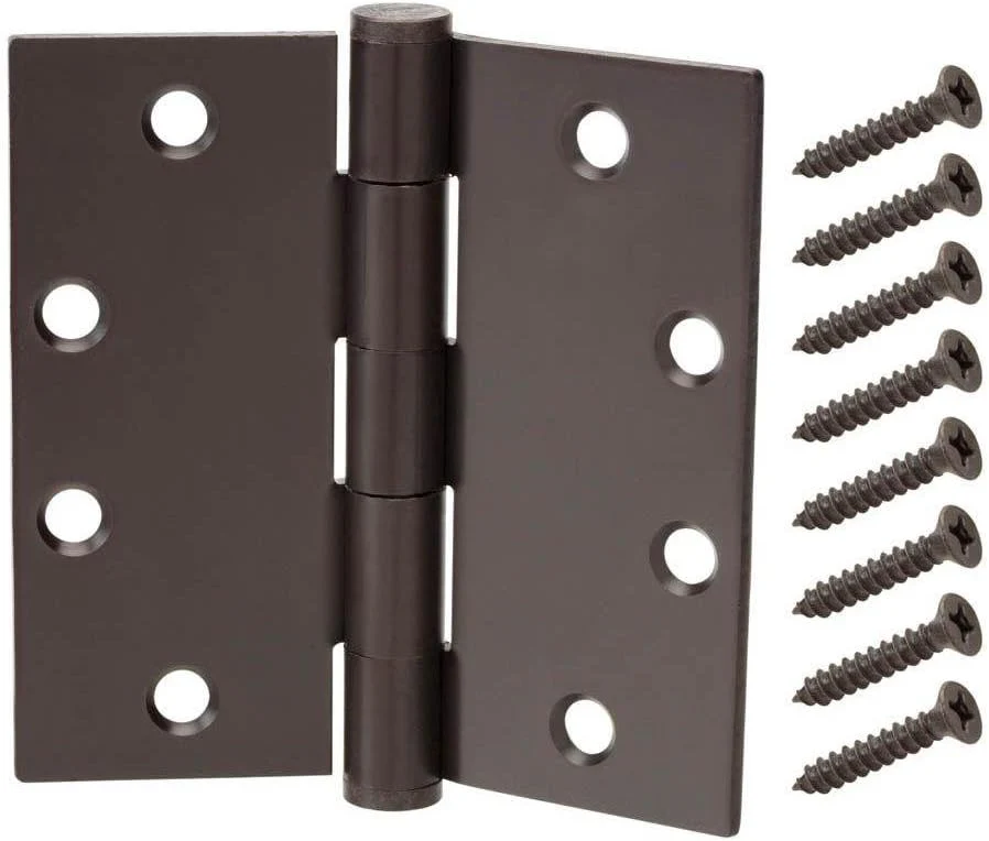 Everbilt 4-1/2 in. x 4-1/2 in. Oil-Rubbed Bronze Commercial Grade Door Hinge