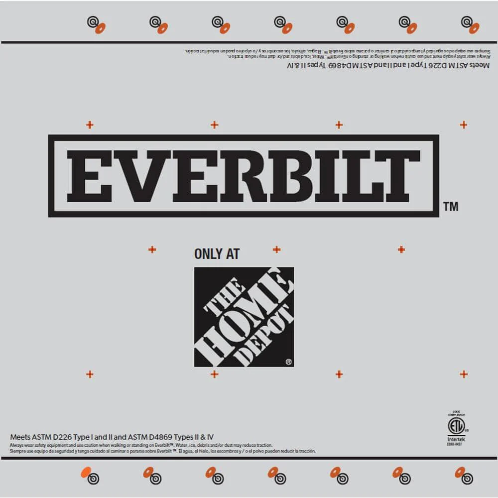 Everbilt 4 ft. x 250 ft. Synthetic Roofing Underlayment, Contractor Grade (10-Square Roll) - Image 6