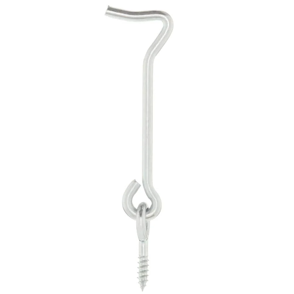 Everbilt 4 in. Zinc-Plated Hook and Eye (2-Pack) - Image 3