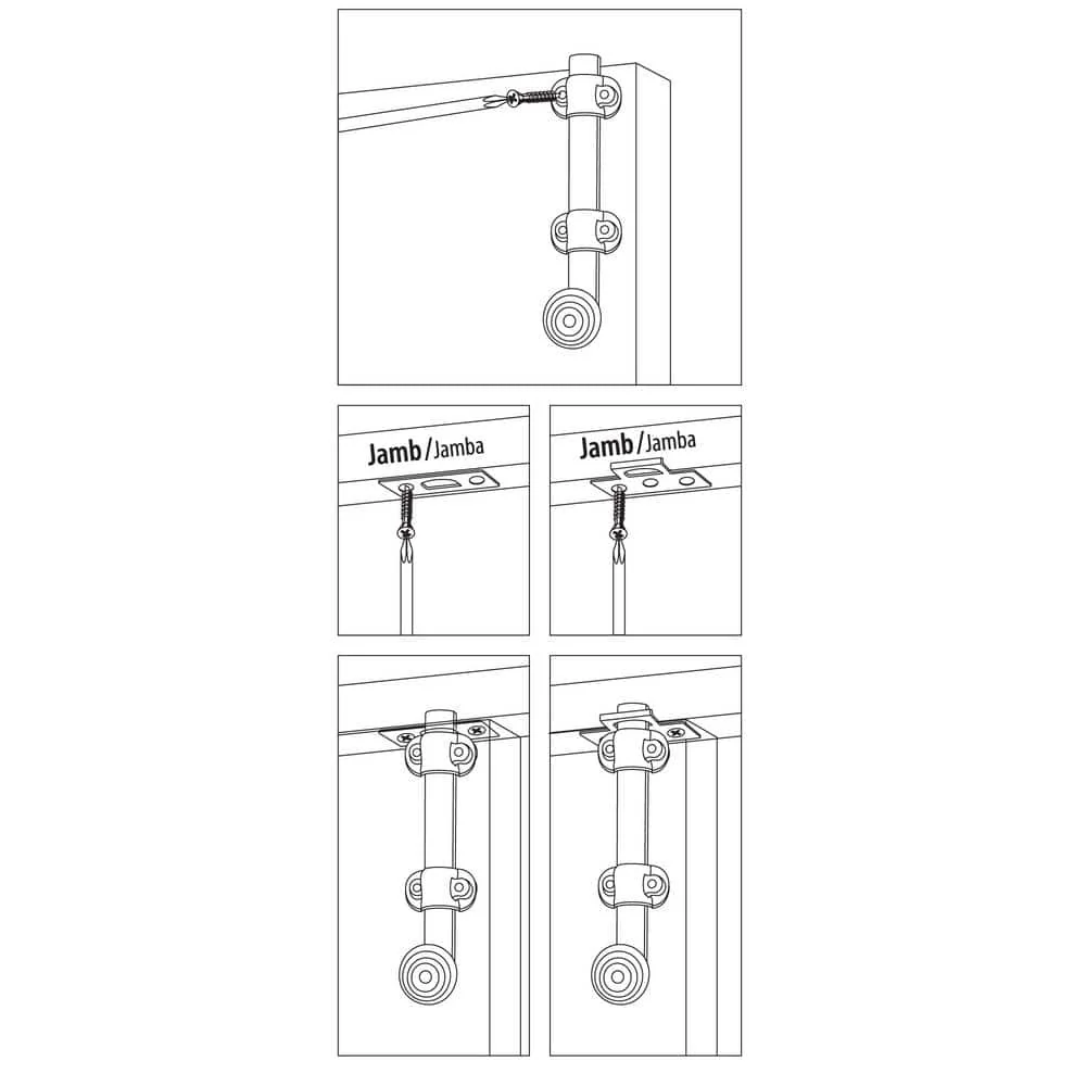 Everbilt 6 in. Oil-Rubbed Bronze Decorative Surface Bolt - Image 2